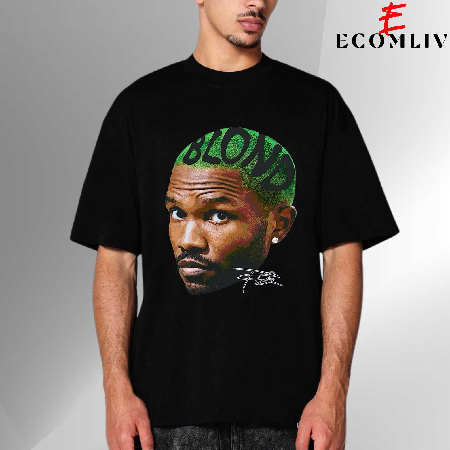 Frank Ocean Face Graphic Tee, Iconic Vibe Shirt Unisex